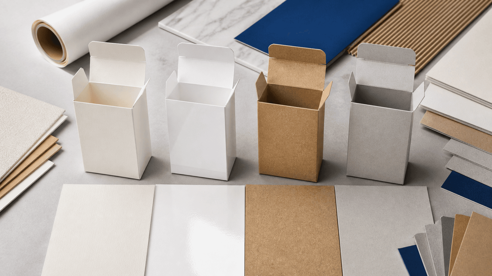 So sánh các loại giấy Ivory Couche Kraft và Duplex dùng in hộp